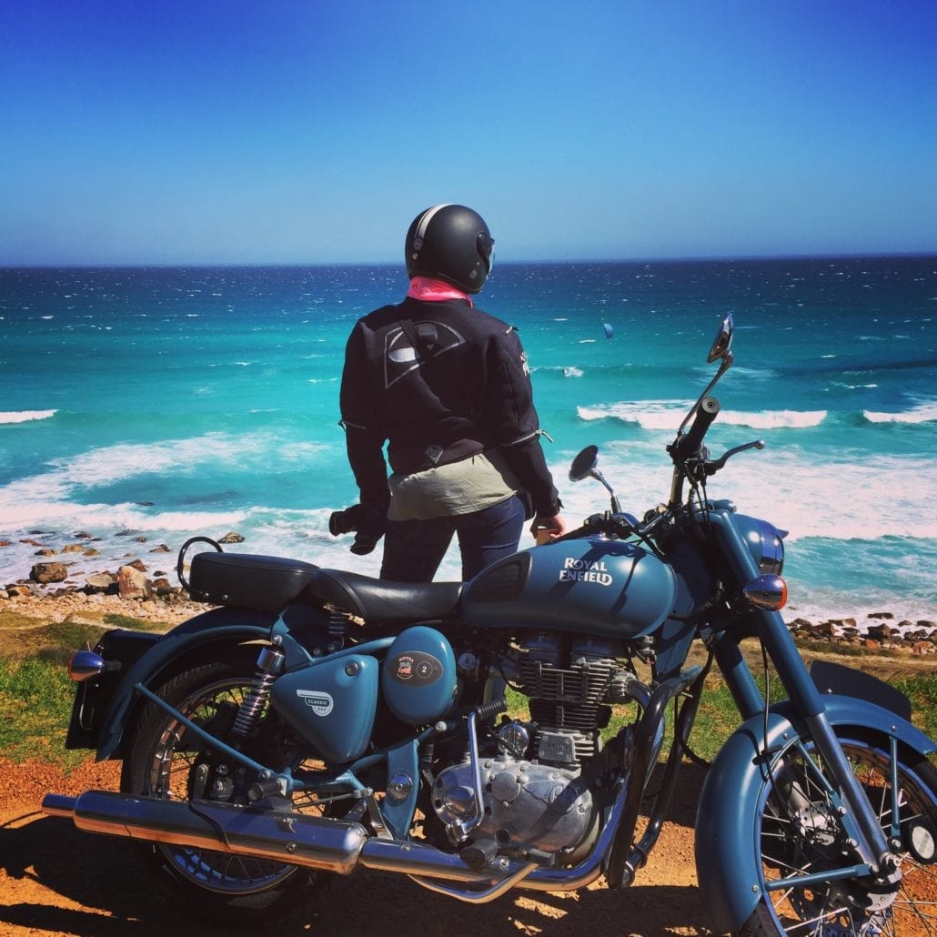 Motorcycle Tours Cape Town RETZA Royal Enfield Tours Ocean