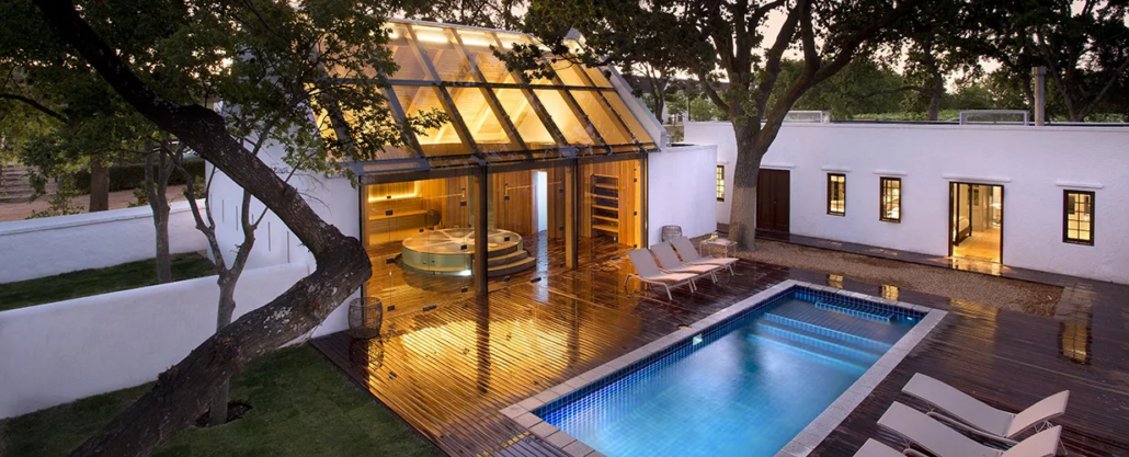 Babylonstoren - cottage swimming pool