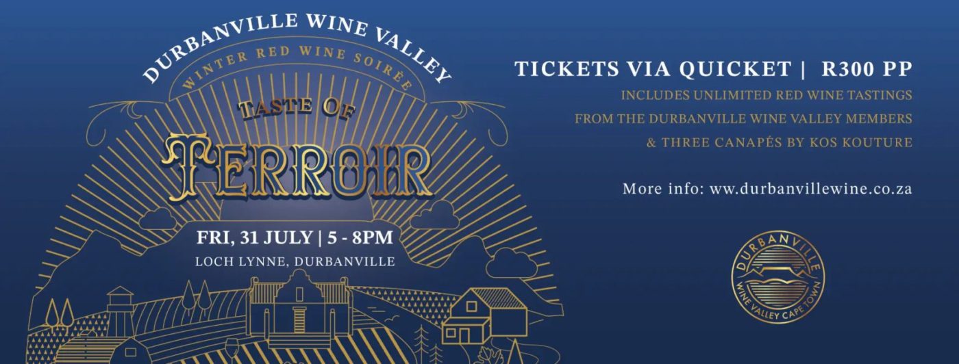 Taste of Terroir: A Winter Red Wine Soirée | Things To Do In Cape Town This Weekend