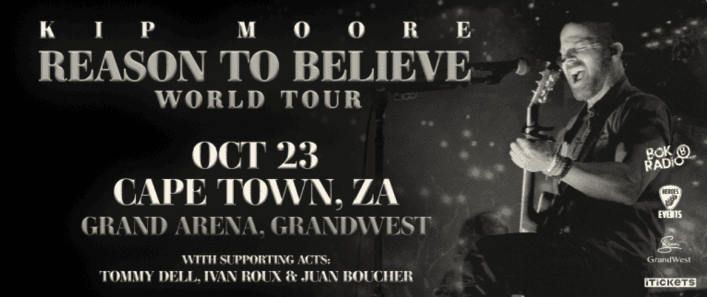 Kip Moore Live | Things To Do In Cape Town This Weekend