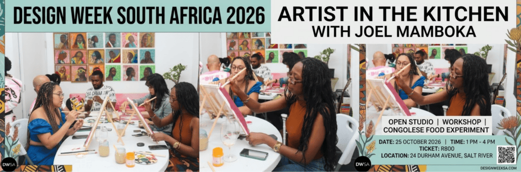 Artist in the Kitchen Workshop with Joël Mamboka | Things To Do In Cape Town This Weekend