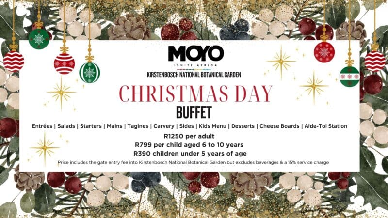 Friday food specials in Cape Town - Moyo Kirstenbosch