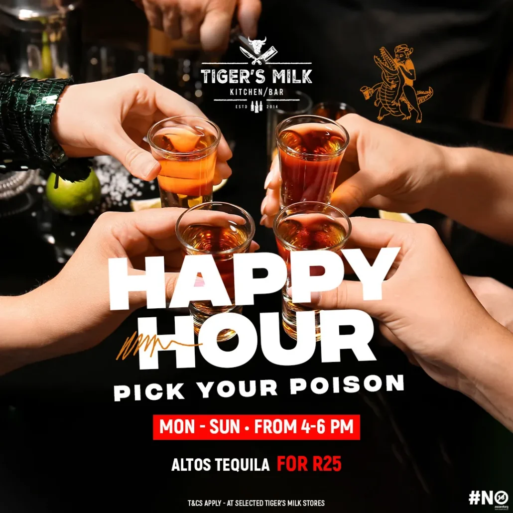 Happy hour special - Tiger's Milk V&A